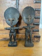 Afrikaanse poppen vruchtbaarheidspoppen African dolls, Ophalen of Verzenden, Gebruikt