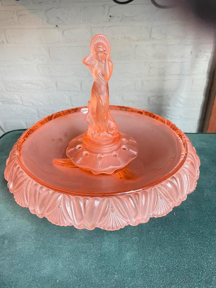 Walther & Sohnn Arabella Centerpiece - Art Deco 1930, Antiek en Kunst, Antiek | Glas en Kristal, Ophalen of Verzenden