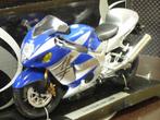 Suzuki GSX-R1300 Hayabusa grey/blue 1:12 600201, 8954 Westouter Belgium, Nieuw, Ophalen of Verzenden, 1:9 t/m 1:12