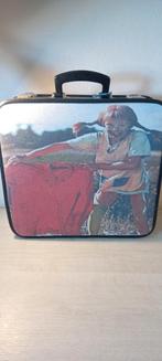 Unieke retro vintage Pippi Langkous tassen koffers upcycle, Ophalen of Verzenden, Zo goed als nieuw, Groen, Rugtas