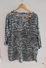 Mooi shirt met driekwart mouw maat xl, M&S mode, Zwart, Maat 46/48 (XL) of groter, Ophalen of Verzenden