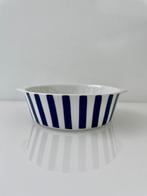 Vintage Dan-Ild Lyngby Ildfast serveerschaal met kobaltblauw, Keramiek, Nieuw, Ophalen of Verzenden, Schaal of Schalen