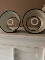 Riviera naison lampen kapjes, Gebruikt, Rond, Ophalen of Verzenden, Grijs