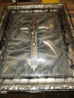 Fotolijst met bolglas  en kruis, Antiek en Kunst, Ophalen of Verzenden