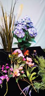 Sfeervolle partij kunstbloemen zijden planten Hortensia, Ophalen of Verzenden, Zo goed als nieuw, Binnen