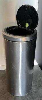 Brabantia prullenbak, Ophalen, Zo goed als nieuw, Rvs, 50 tot 75 cm