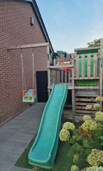 Speeltoestel met glijbaan, schommel en klimwand, Ophalen of Verzenden, Gebruikt, Glijbaan, Aanbouwonderdeel