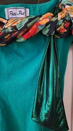 groene jurk carnaval maat 36/38, Pati-Pat, Carnaval, Ophalen of Verzenden, Zo goed als nieuw