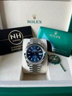 Rolex Datejust 126300 Blauw, 07/2025 Nieuw, Ophalen, Zo goed als nieuw, Staal, Rolex