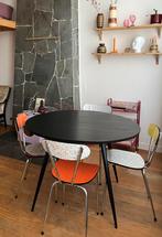 Sissy Boy Ronde Eettafel Zwart - 4 Persoons, Ophalen, 100 tot 150 cm, Rond, Zo goed als nieuw