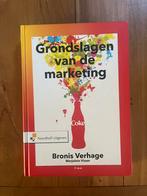 Grondslagen van de marketing - Bronis Verhage, Verzenden, Zo goed als nieuw, Economie en Marketing