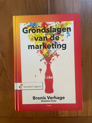 Grondslagen van de marketing - Bronis Verhage beschikbaar voor biedingen