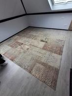 Groot Vloerkleed / Karpet 250x300, Ophalen, Gebruikt, Bruin, Vintage