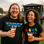 Rock Tribute Unisex T-shirt t/m maat 4x XL, Verzenden, Nieuw, Zwart