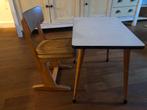 Vintage Jaren 60 Kindertafel en casala kinderstoel, Ophalen, Gebruikt, Tafel(s) en Stoel(en)