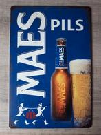 Maes Bier 20x30 cm Reclamebord, Verzamelen, Biermerken, Ophalen of Verzenden, Nieuw, Reclamebord, Plaat of Schild, Overige merken