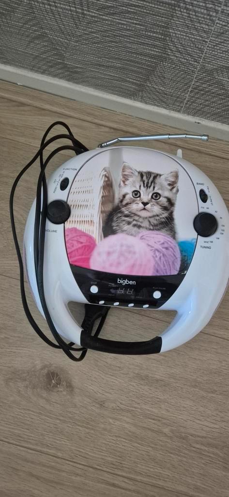 Cd speler met radio voor kinderen, Audio, Tv en Foto, Cd-spelers, Zo goed als nieuw, Overige merken, Met radio, Ophalen of Verzenden