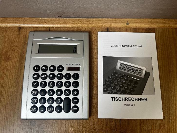Bureau rekenmachine GlobalTronics  D2-1, Diversen, Bureau-accessoires, Zo goed als nieuw, Ophalen of Verzenden