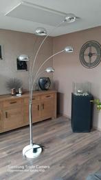 Staande lamp met 5 kapjes, Huis en Inrichting, 150 tot 200 cm, Gebruikt, Ophalen