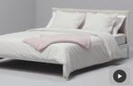 Kleppstad bedframe Ikea 140x200 cm tweepersoons, Ophalen, Wit, Tweepersoons, 140 cm