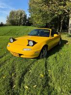 Mazda MX-5 1.6 Miata U9 1990 Geel, Auto's, Mazda, USB, Achterwielaandrijving, Zwart, Cabriolet