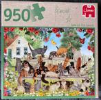 Jumbo puzzel poezen op het bankje, Ophalen, 500 t/m 1500 stukjes, Zo goed als nieuw