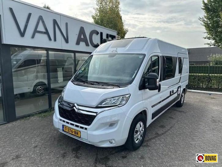Adria Twin 600 met busbiker, Caravans en Kamperen, Campers, Bedrijf, tot en met 2, Buscamper of Camperbus, Adria, Diesel, Handgeschakeld