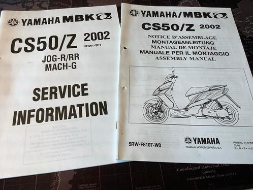 ≥ Yamaha MBK CS50/Z 2002 originele Handleiding, 2 delig. (5