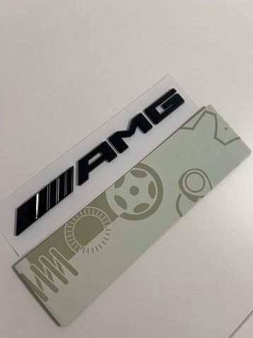 AMG Black Kofferbak Embleem - Mercedes beschikbaar voor biedingen