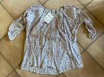 Aller Simplement Indiaas katoenen hemd L grijze patronen, Verzenden, Maat 42/44 (L), Nieuw, Lange mouw