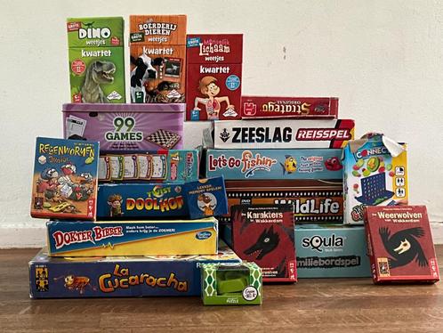 Groot spellenpakket, Hobby en Vrije tijd, Gezelschapsspellen | Bordspellen, Gebruikt, Reisspel, Ophalen of Verzenden