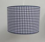 Nieuw: grote lampenkap ruit donkerblauw / marine van Taftan, Ophalen of Verzenden, Nieuw, Rond