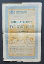 Hollandsche Credietbank (Broekhuijs) - Rotterdam 1923, Postzegels en Munten, Aandelen en Waardepapieren, Verzenden, 1920 tot 1950
