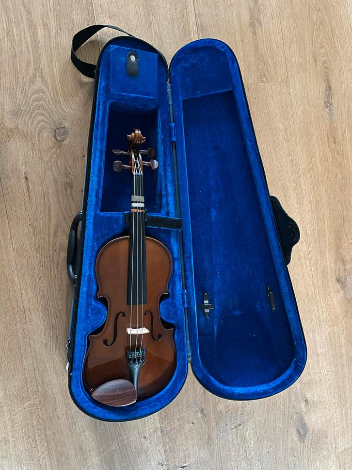 1/2 Viool met Koffer - Zo Goed Als Nieuw!, Muziek en Instrumenten, Strijkinstrumenten | Violen en Altviolen, Zo goed als nieuw