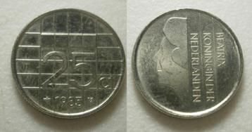 PD02565 Beatrix 25 cent 1985 beschikbaar voor biedingen