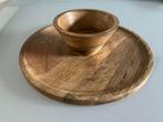 Houten plateau, Huis en Inrichting, Ophalen, Nieuw, Rond, Hout