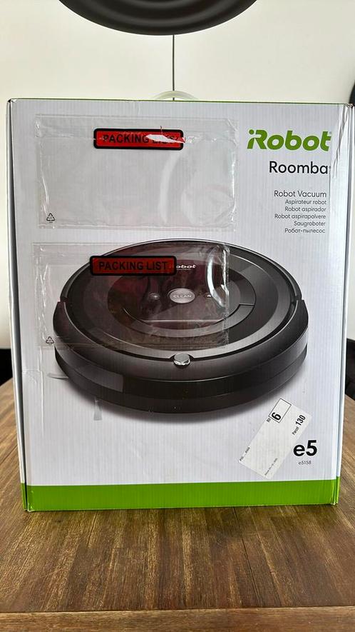 ZGAN Robot stofzuiger IROBOT Roomba e5, Witgoed en Apparatuur, Stofzuigers, Zo goed als nieuw, Robotstofzuiger, Minder dan 1200 watt