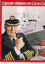 Retro reclame 1982 Coca-cola frisdrank cruise wedstrijd, Overige typen, Ophalen of Verzenden