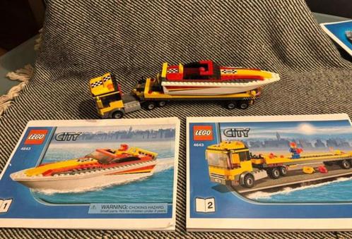 Lego city 4643 Transporter., Kinderen en Baby's, Speelgoed | Duplo en Lego, Gebruikt, Lego, Complete set, Ophalen of Verzenden