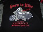 Kikiriki Born to Ride American Motorcycle Riders Club shirt, Motoren, Ophalen of Verzenden, Nieuw zonder kaartje, Dames, Kikiriki