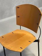 Arflex eettafelstoel Elasta vintage jaren 80 eetkamerstoel, Huis en Inrichting, Stoelen, Ophalen, Gebruikt, Bruin, Vintage