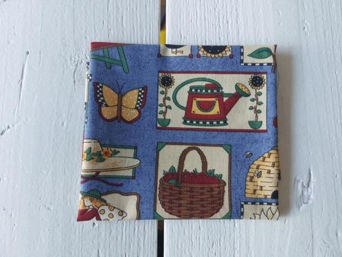 Prachtig Debbie Mumm quiltstofje - themastof tuin, Hobby en Vrije tijd, Stoffen en Lappen, Nieuw, Katoen, Overige kleuren, Ophalen of Verzenden