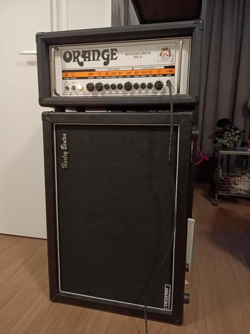 Orange Rockerverb 50 mkII + Footswitch + Harley Benton v30 2, Muziek en Instrumenten, Versterkers | Bas en Gitaar, Gebruikt, Gitaar