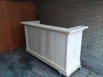 Steigerhouten bar balie mancave toonbank statafel  beschikbaar voor biedingen