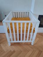 Houten box wit inclusief boxmatras en boxkleed, Ophalen, Gebruikt, Ledikant