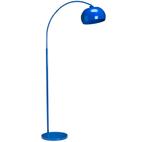 Blauwe booglamp, Huis en Inrichting, Lampen | Vloerlampen, Ophalen, Zo goed als nieuw, 200 cm of meer