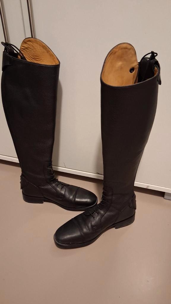 Paardrijlaarzen leer maat 38, Dieren en Toebehoren, Paardrijkleding, Zo goed als nieuw, Schoeisel, Dressuur, Ophalen of Verzenden