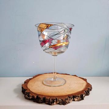 Decoratieve kristallen bokaal in Tiffany stijl beschikbaar voor biedingen