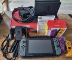 Nintendo Switch + 7 games, Spelcomputers en Games, Met 3 controllers of meer, Ophalen, Switch 2019 Upgrade, Gebruikt