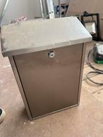 Wand brievenbus prima in staat, Ophalen of Verzenden, Gebruikt, Rvs, Wandbrievenbus